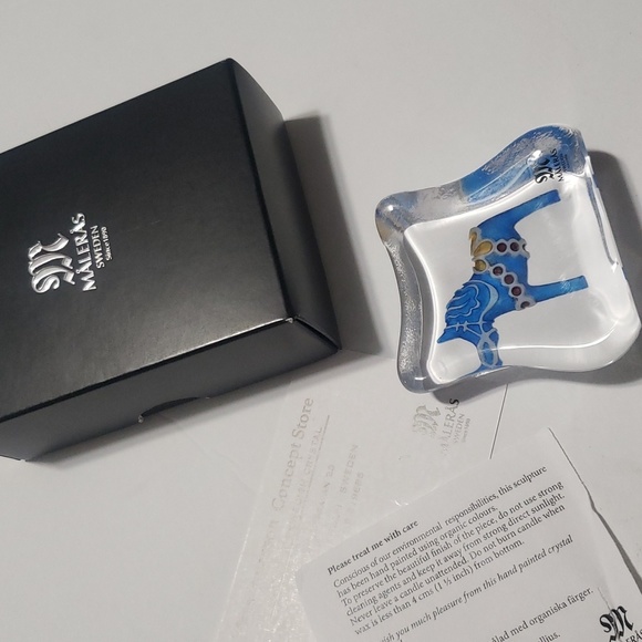 Mats Jonasson, Målerås - Dala Horse - Blue - Picture 2 of 7